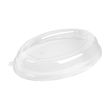 Tampa para Prato Oval em Cana de Acar 240x170x35mm 6x50un
