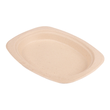 Travessa Bionic Celulose de Cana de Acar Natural 233x165x20mm 16x50 un