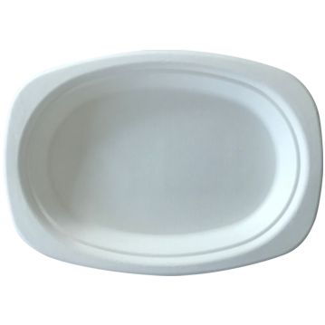 Travessa Celulose de Cana de Acar Branco 233x165x22mm 20x50un
