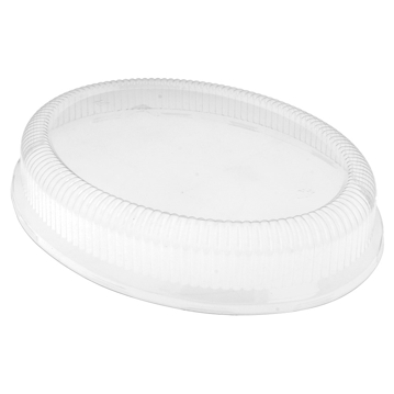 Tampa para Prato Oval Bionic em Bagao Branco 324x259x50mm 2x50un