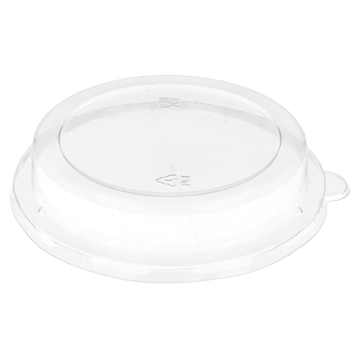 Tampa Plstico PET 140x31mm Alta para Tigela em Cana de Acar 12oz 18x50un