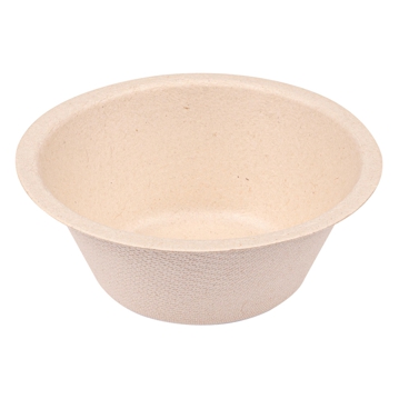 Tigela em Cana de Acar 114x44mm 250ml 9oz Natural 30x50un