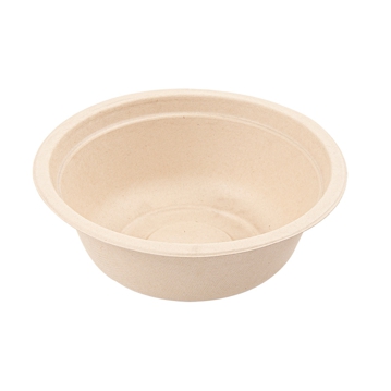 Tigela em Cana de Acar 155x54mm 500ml 16oz Natural 600un
