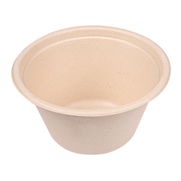 Tigela em Cana de Acar 155x84mm 750ml Natural 600un