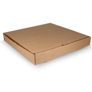 Caixa de Pizza Kraft/Kraft 240x240x40mm 100 un