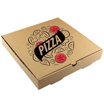 Caixa de Pizza Kraft/Kraft com Impress�o Standard 450x450x50mm 50 un