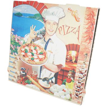 Caixa de Pizza Modelo Fran�a com Impress�o Standard 360x360x40mm Caixa 100