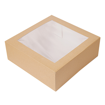 Caixa Nano-Micro Castanho com Janela 260x260x80mm 2x50 un