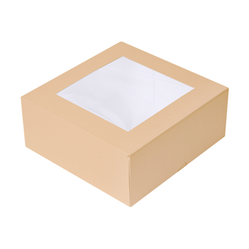 Caixa Nano-Micro Castanho com Janela 180x180x75mm 4x50 un