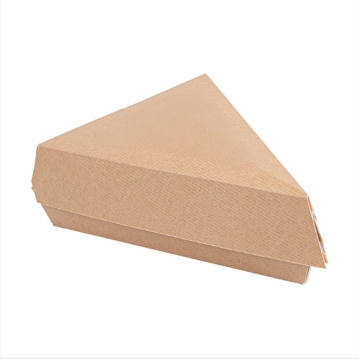 Caixa em Nano-Micro triangular para fatia de bolo 170x130x60mm 4x100 un