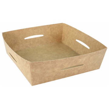 Base em cartolina para 4 Pasteis de Nata 135x135x45mm 6x40 un