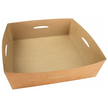 Base para Caixa em Cartolina Kraft para Bolos 240x240x75mm 4x50 un
