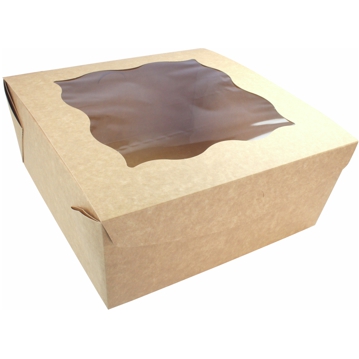 Base para Caixa em Cartolina Kraft para Bolos 270x270x120mm 80 un