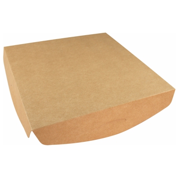 Tampa para Caixa em Cartolina Kraft para Bolos 240x240x75mm 100 un