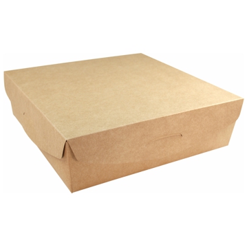 Tampa para Caixa em Cartolina Kraft para Bolos 240x240x75mm 100 un