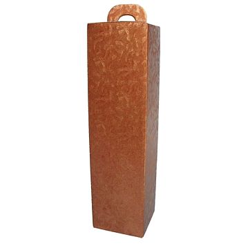 Caixa em Carto para 1 Garrafa Bronze 90x90x340mm Caixa 20