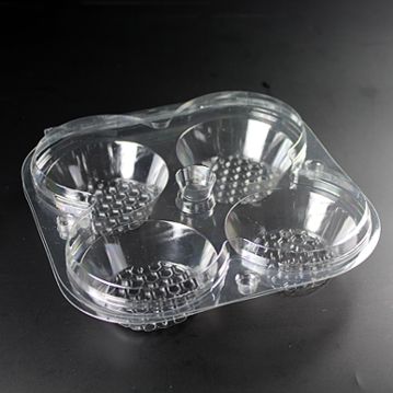 Embalagem de Plstico Transparente para 4 cavidades 500 un
