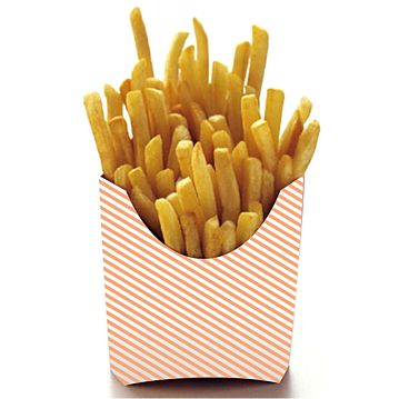 Bo�te en carton pour les frites 40cl bo�te 1500
