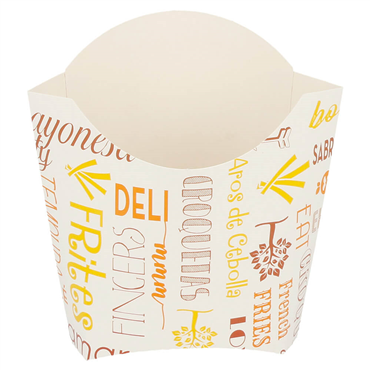 Caixa em Cartolina para Batata Frita 135g Parole Caixa 1200