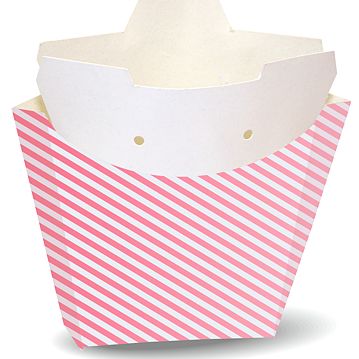 Bo�te en carton pour les frites 40cl por emporter bo�te 900