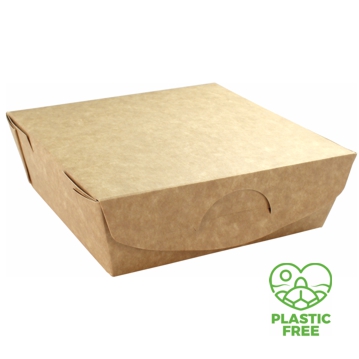 Embalagem Quadrada 120x120x45mm Sushi ST02 8x50 un