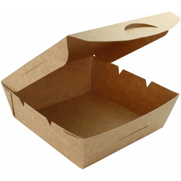 Embalagem Quadrada 120x120x45mm Sushi ST02 8x50 un