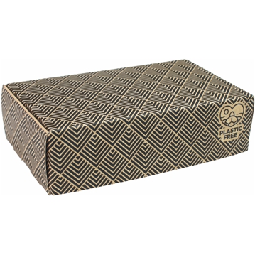 Embalagem Rectangular para Sushi 160x90x45mm Preto ST1 Caixa 100