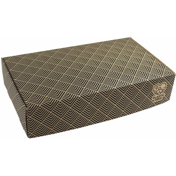 Embalagem Rectangular para Sushi 210x120x45mm Preto ST4 Caixa 100