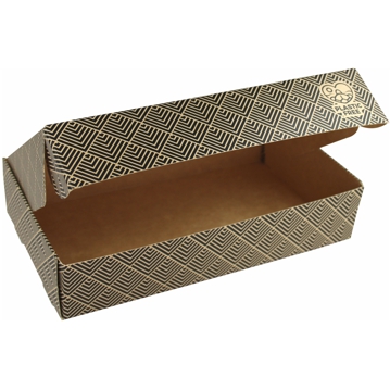 Embalagem Rectangular para Sushi 210x120x45mm Preto ST4 Caixa 100