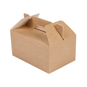 Caixa Carto Castanho para Take-Away 180x120x90mm 100 un