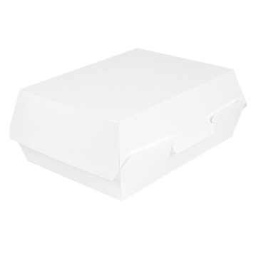 Caixa em Nano-Micro  Tipo Concha Branco para Lunch Box 225x170x85mm 6x50un