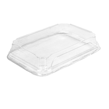 Tampa para Bandeja Kraft de Sushi 165x115x32mm 12x50 un