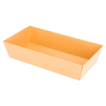 Barqueta de Carto Kraft Laminado 155x85x35mm 20x50 un