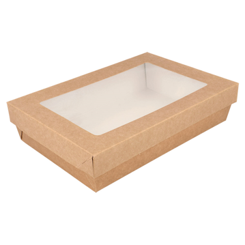 Embalagem Estanque + Tampa com janela OPP 210x140x50mm 8x25un