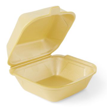 Embalagem para Hamburguer 125x135x70mm Gold 5x100 un