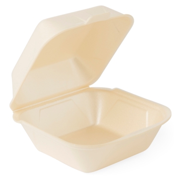 Embalagem para Hamburguer 150x160x80mm Champagne 4x125 un