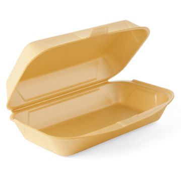 Embalagem Lunch-Box 240x160x72mm Gold 4x125 un