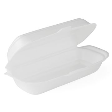 Embalagem para Hot-Dog 208x97x60mm Branco 4x125 un