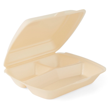 Embalagem Menu 245x210x72mm 3 Compart. Champagne 2x100 un