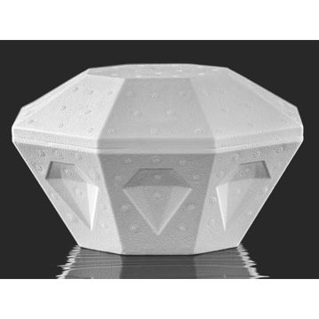 Caixa para Take-away de Gelado 1000cc Diamante 60 un