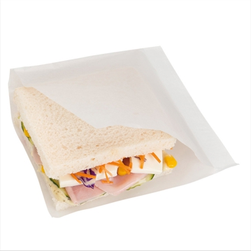 Saqueta de Papel Kraft Branco + LD Open Pack 150x152mm 100 un