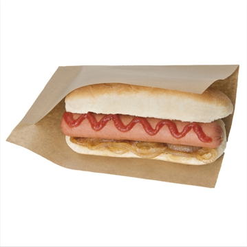 Saqueta de Papel Kraft Castanho + PE Open Pack 200x130x100mm 100 un