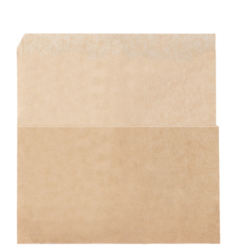 Saqueta Papel Aberta em 2 Lados Antigordura 260x250/150mm Kraft 500 un