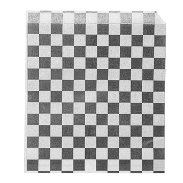 Saqueta Papel Aberta em 2 Lados Antigordura 130x140mm Burger - Fitipaldi Preto 1000 un