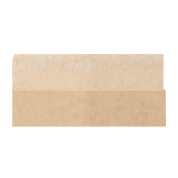 Saqueta Papel Aberta em 2 Lados Antigordura 350x170/90mm Kraft 500 un