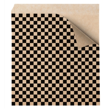 Saqueta Papel Aberta em 2 Lados Antigordura 160x165mm Burger/Kebab - Fitipaldi Kraft Pfas Free 500 un