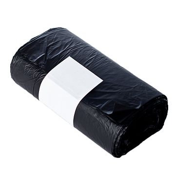 Saco Plstico PEAD em Rolo para Lixo Preto 800x900mm - 100L - 10un