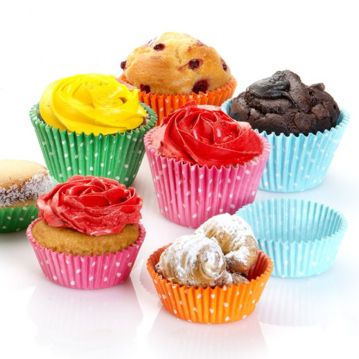 Forma de Papel Plissada Cores Sortidas Pintas �50x40mm 1000un