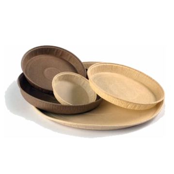 Molde em Papel Castanho para Forno Redondo �250x24 mm 1000un