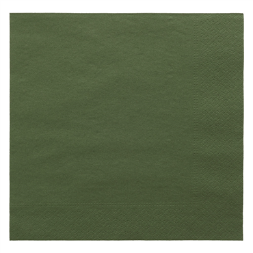 Serviette en tissu 390x390mm Vert Jaguar 16x100 unit�